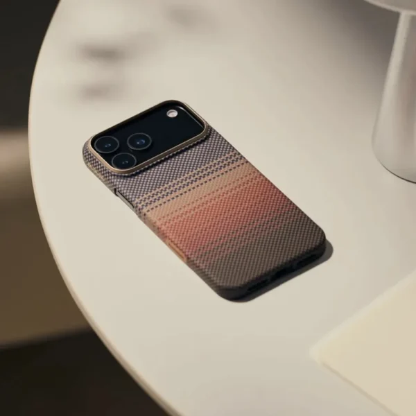 PITAKA iPhone 17 Pro | 17 Pro Max | 17 Air Ultra-Slim Case Sunset (PitaTap™)