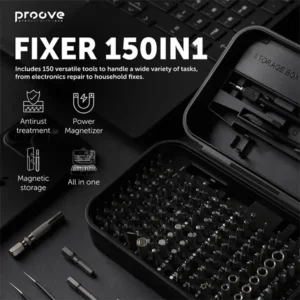 Proove Fixer 150-in-1 Screwdriver Repair Tool Kit Set