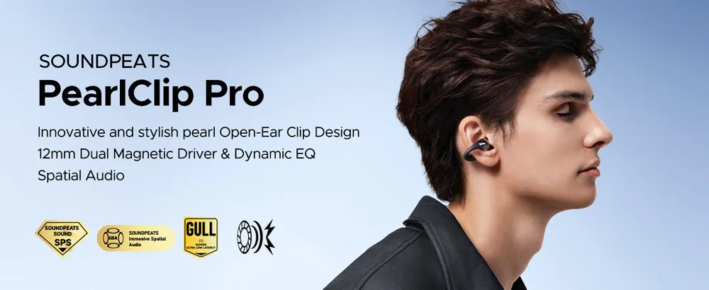 SoundPEATS Open-ear Clip-on Earbuds