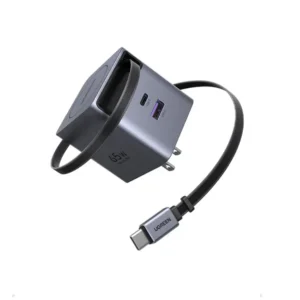 UGREEN 65824 65W GaN Charger with Retractable USB C Cable