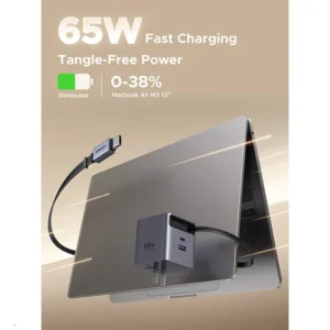 UGREEN 65824 65W GaN Charger with Retractable USB C Cable - Image 3
