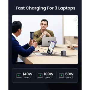 UGREEN CD333 Nexode 300W USB C GaN Charger-5 Ports Desktop Charger (90864)