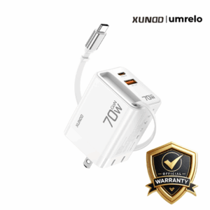 Xundd XDCH-109 70W GaN Charger with Retractable Cable