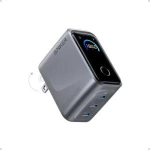 Anker Prime Charger (160W, 3 Ports, Smart Display)