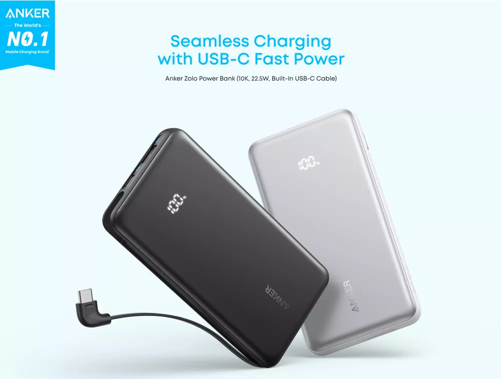 Anker Zolo A110D 10000mAh 22.5W Power Bank