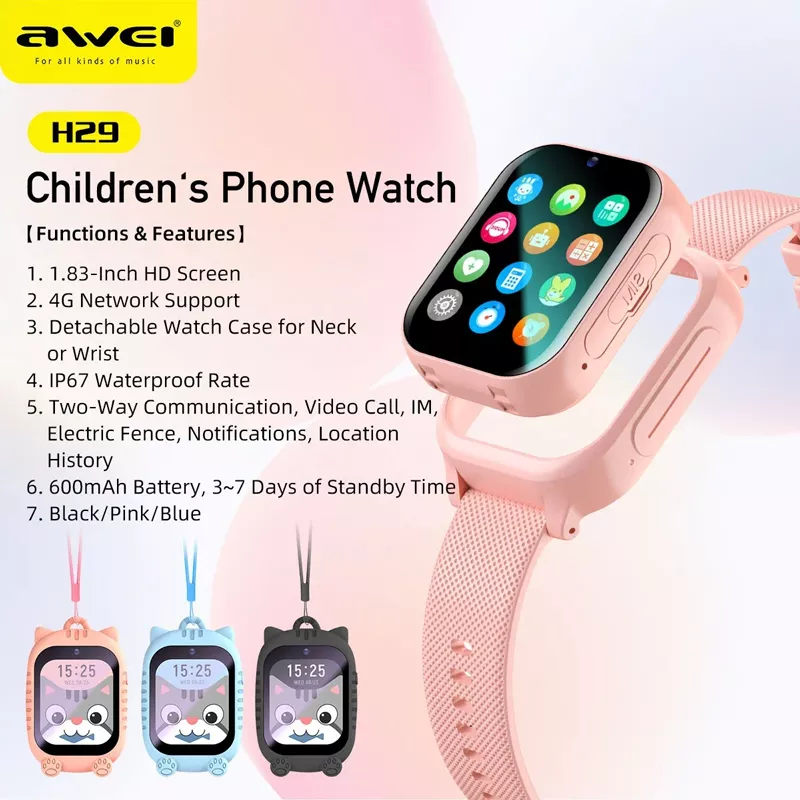 Awei H29 Kids Smart Watch