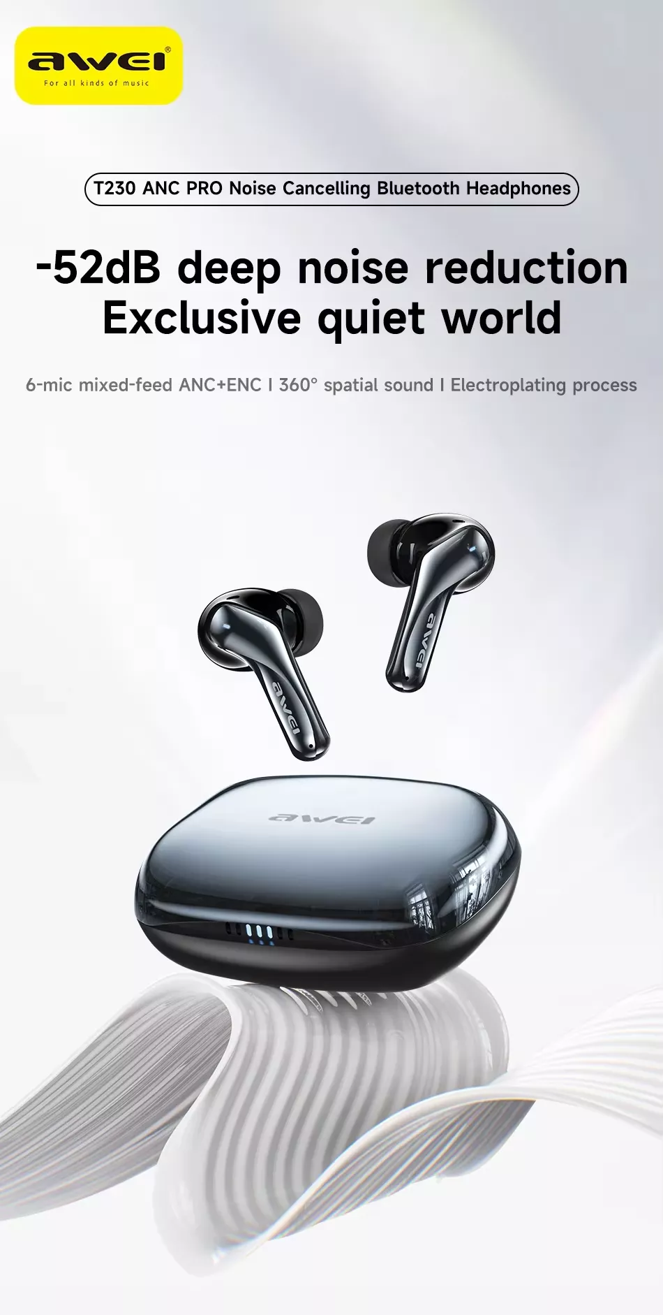 Awei T230 ANC Pro