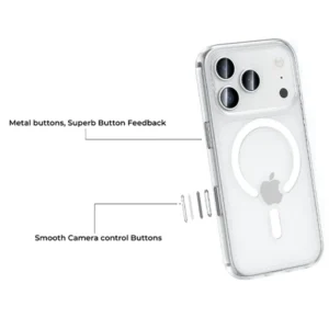 Benks Crystal Mag Phone Case for iPhone 17 Serise with Camera Control Button