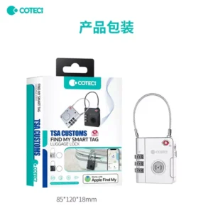 Coteci GPS Tracker Luggage Combination Lock (TR-042)