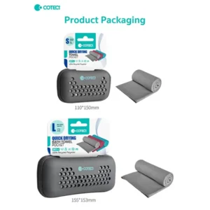 Coteci Pocket Quick Drying Travel Towel - TR-048/TR-049
