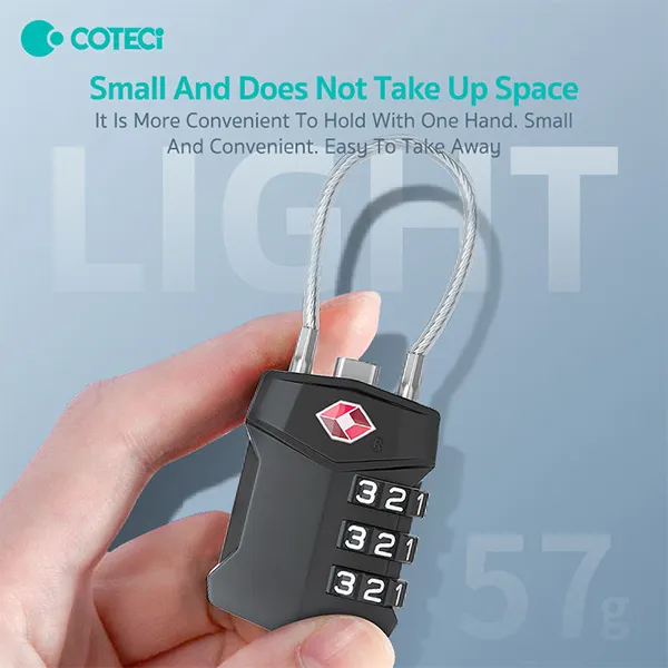 Coteci TR-005 TSA Customs Combination Lock