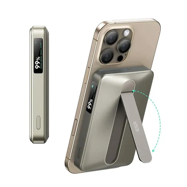 ESR Qi2 MagSlim Kickstand Power Bank (10K)