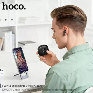 Hoco EW204 Verso True Wireless Earbuds with Remote Control Case - Image 5