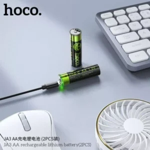 Hoco JA3 AA Rechargeable Lithium Battery (2PCS) - Image 4