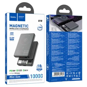 Hoco Q18 22.5W 10000mAh Wireless Magnetic Power Bank - Image 5