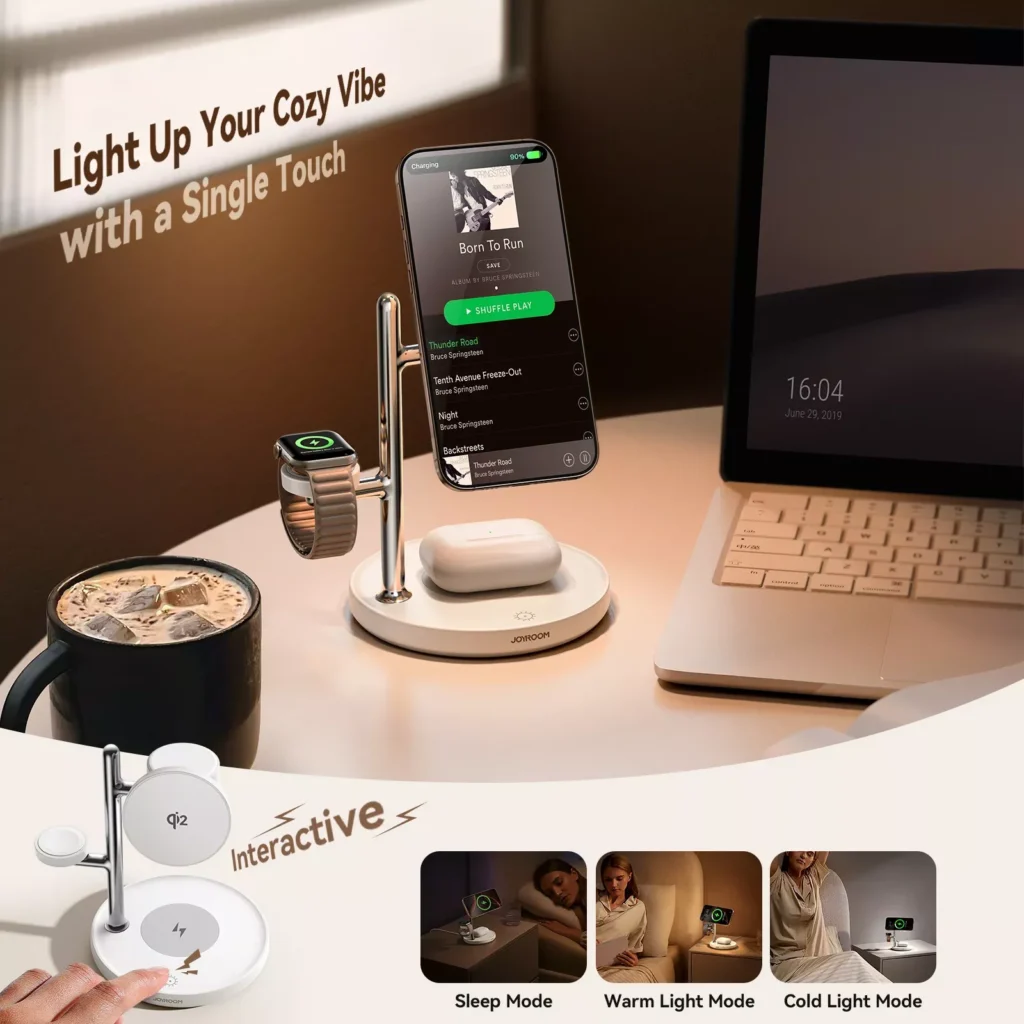 JOYROOM JR-W23 Qi2 4-in-1 Wireless Charger
