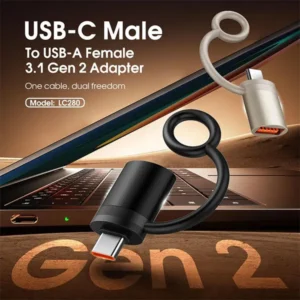 Ldnio LC280 Type C to USB A OTG Convertor