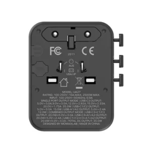 Momax 1-World² 5-Port 35W GaN Mini Travel Charger (UA27)