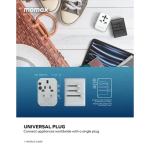 Momax 1-World² 5-Port 35W GaN Mini Travel Charger - Image 5