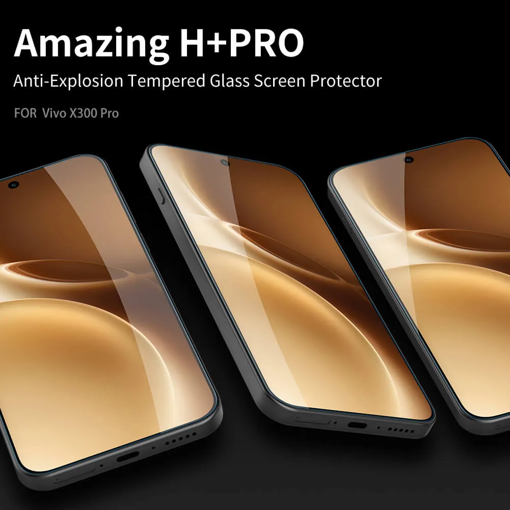 NILLKIN Vivo X300 Pro H+Pro Screen Protector HD Clear AR Tempered Glass Film