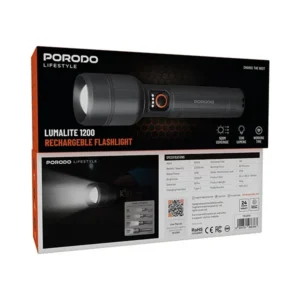Porodo Lifestyle Lumalite 1200 Rechargeable LED Flashlight