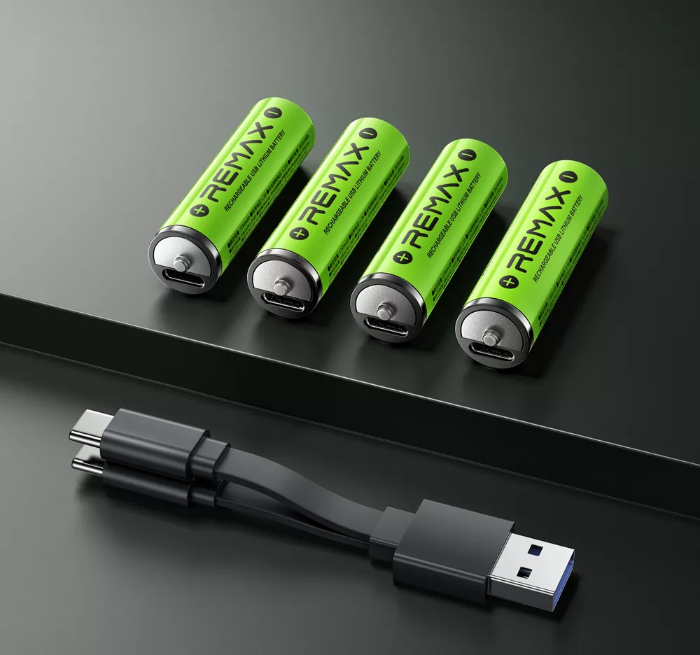 REMAX AA02 New Energy AA Rechargeable USB Lithium Battery