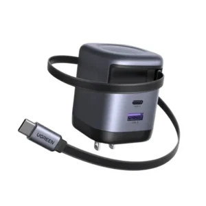 UGREEN 65W GaN Charger with Retractable USB C Cable 55897 - X605