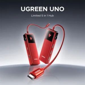 UGREEN 75214 Uno 5-in-1 Type C Hub - Red Limited Edition