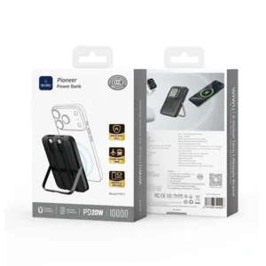 WiWU Pioneer 15W 10000mAh Wireless Power Bank Wi-P077 - Image 4