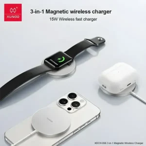 XUNDD XDCH-096 15W 3 in 1 Ultra-thin Magnetic Wireless Charger - Image 4