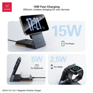 XUNDD XDCH-121 3-in-1 Magnetic Wireless Charger