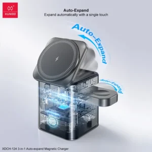 XUNDD XDCH-124 3-in-1 Magnetic Wireless Charger