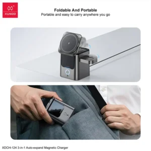 XUNDD XDCH-124 3-in-1 Magnetic Wireless Charger - Image 6
