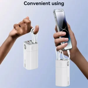 XUNDD XDPB-W009 PD35W 20000mAh Dual Cable Power Bank