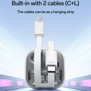 XUNDD XDPB-W009 PD35W 20000mAh Dual Cable Power Bank