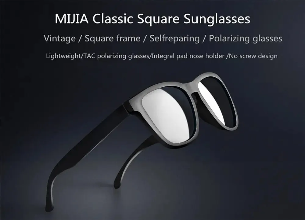 Xiaomi Mijia Square Frame Polarized Sunglasses