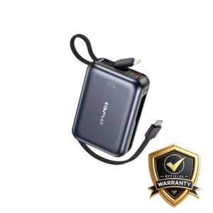 AWEI C03 20000mAh 45W Fast Charging Power Bank with Built-in Cables