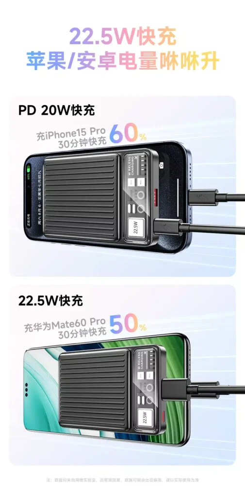 AWEI P17K 10000mAh 22.5W Mini Portable Power Bank