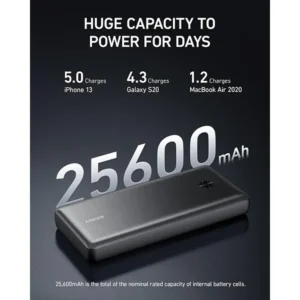 Anker PowerCore 3 Elite 25600mAh,PD 87W Power Bank - A1291