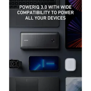 Anker PowerCore 3 Elite 25600mAh,PD 87W Power Bank - A1291