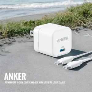 Anker PowerPort III 20W PD Wall Charger With USB C to USB C Cable (B2149)