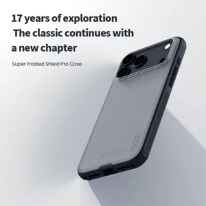 Nillkin iPhone 17 Pro - 17 Pro Max Super Frosted Clear Shield Pro Matte Case