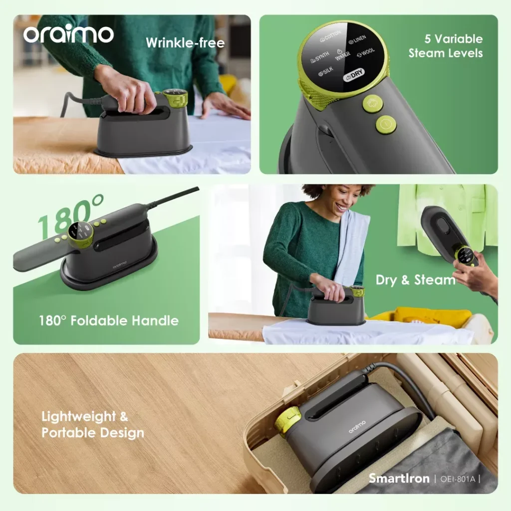 Oraimo SmartIron 1740W Portable Electric Iron