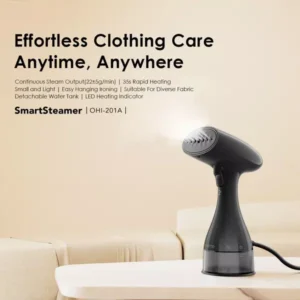 Oraimo SmartSteamer 1500W Handheld Garment Steamer (EUOHI-201A) - Image 5