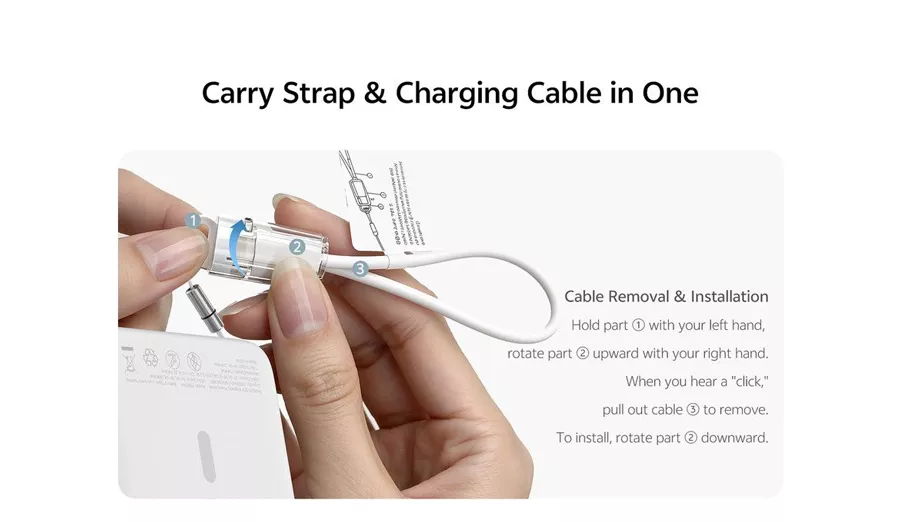 QCY PBW10A 10000mAh Magnetic Wireless Power Bank
