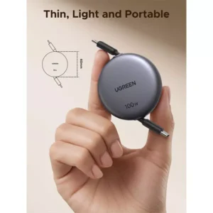 UGREEN L531 Nexode 100W Retractable USB-C Cable (65905) - Image 3