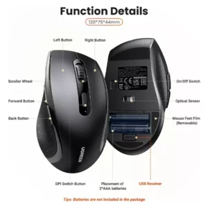 UGREEN M511 Wireless Ergonomic Mouse