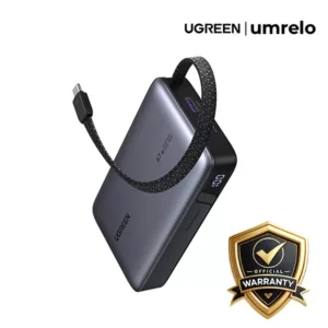 UGREEN PB550 67W 20000mAh Power Bank with Built-in Cable (55996B)