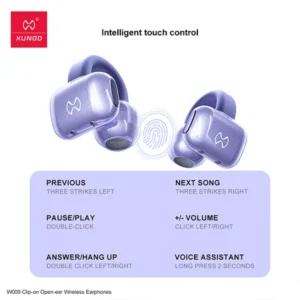 XUNDD W009 Clip-on Open-ear Wireless Earphones