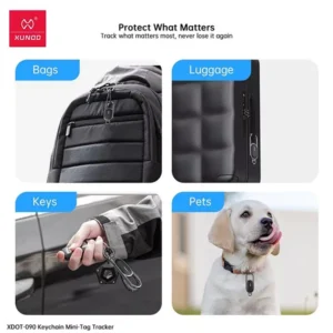 Xundd XDOT-090 Keychain Mini Tag Tracker with Apple Find My - Image 8